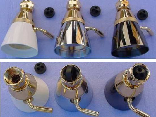 2.25 inch & 3 inch Adjustable Brass Showerheads