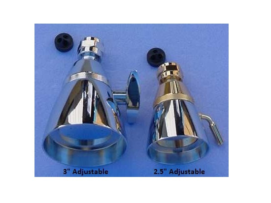 2.25 inch & 3 inch Adjustable Brass Showerheads