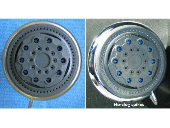 5 Setting with Non-Slip Grip Massage Hand shower Set