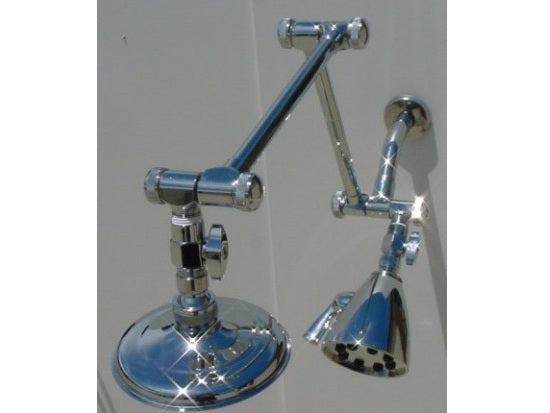 Dual Arms with Deluxe Shower Heads