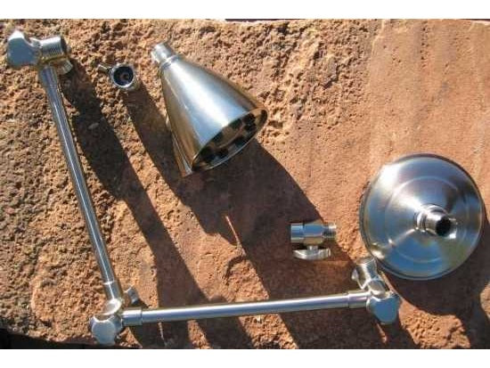 Dual Arms with Deluxe Shower Heads