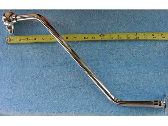 Riser/Extender Brass Shower Arm