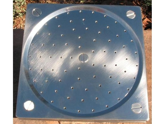 6 inch Square Heavy Brass Shower Head