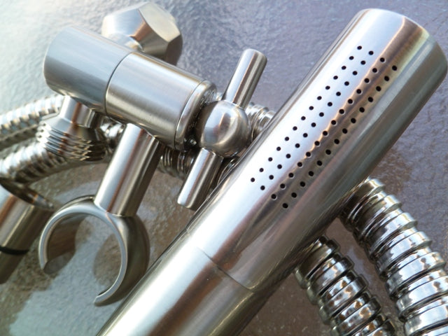 Solid Brass Wand Hand Shower Head