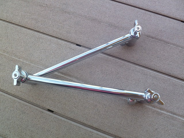 Double Locking Brass Extension Arms