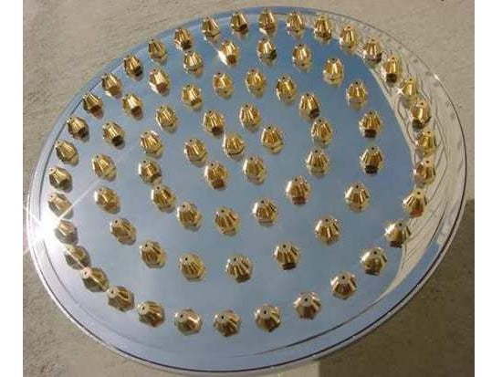 9 inch Country Club RainStorm All Brass Shower Head