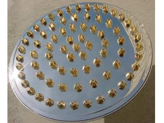 9 inch Country Club RainStorm All Brass Shower Head