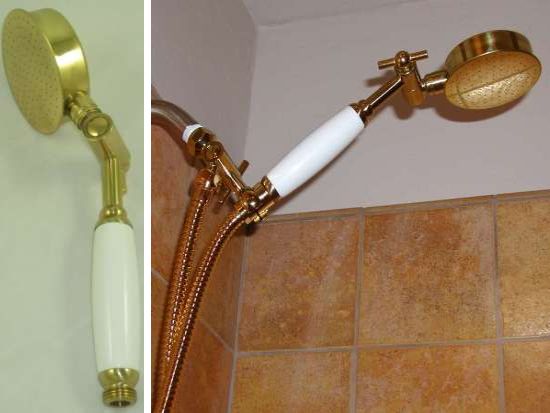 Aussie Brass Handheld Showerhead Sets