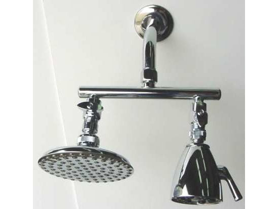Dual Shower Heads - Euro 5" RainShower and Giessdorf 6 Jet