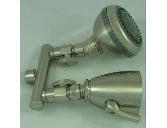 Dual Shower Heads - 5 Step Massage and Giessdorf 6 Jet