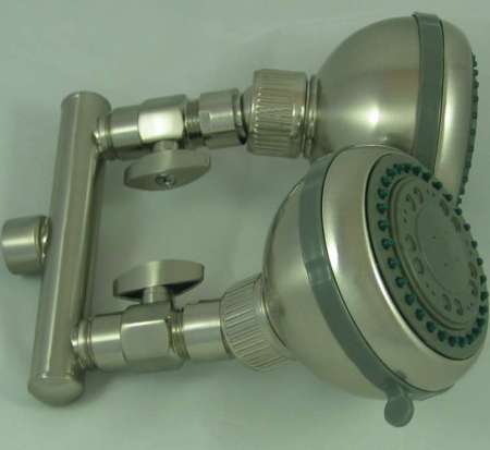 Dual Shower Heads - 5 Step Massage Shower Heads