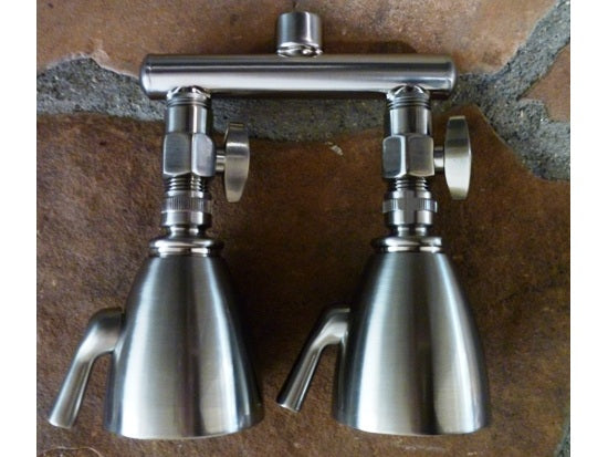 Dual Shower Heads - Giessdorf 6 Jet Shower Heads