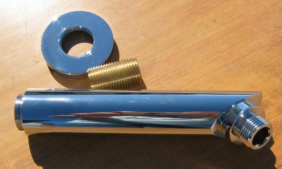 Euro Heavy Brass Shower Arm