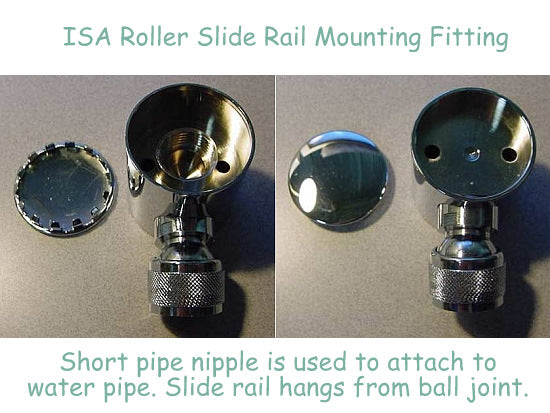 ISA Roller Italian Slide Rail Shower Set