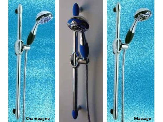 ISA Igloo Slide Rail Shower Set