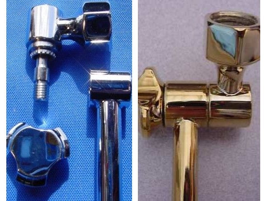 Dual Paddle Rain Shower Shower Head
