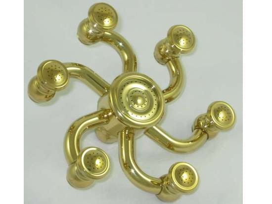 Octopus Brass Shower Head