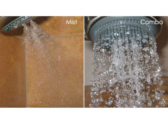5-Setting "Misting" Massage Showerhead