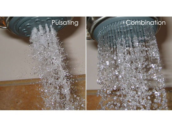 5 Setting with Non-Slip Grip Massage Hand shower Set